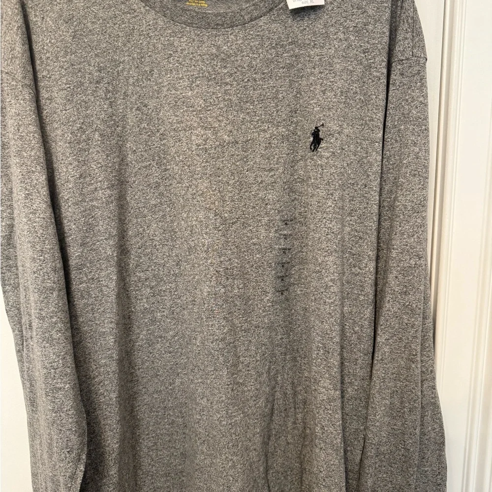NWT Polo by Ralph Lauren Gray or Blue 100 Percent Cotton Shirt
